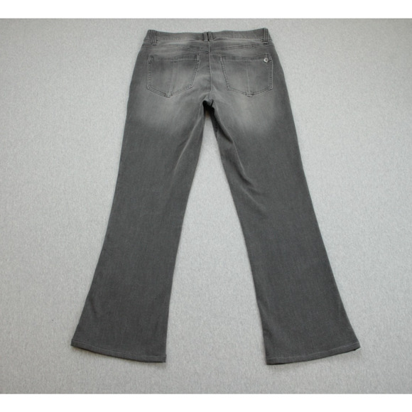 Democracy Jeans Womens 8 Gray Cotton Blend Bootcut Ab Technology - Picture 2 of 6